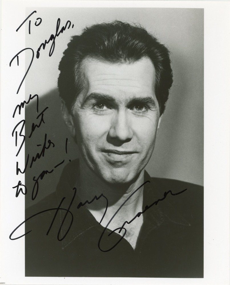 Harry Groener - Signed B&W Photograph