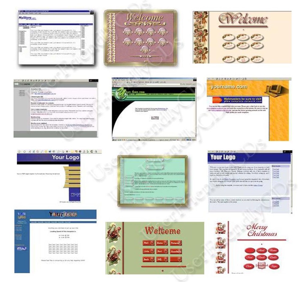 BEST PROFESSIONAL 400+ WEB PAGE DESIGN TEMPLATES + FLASH ANIMATIONS CD!