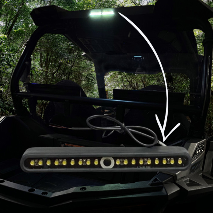 Custom Dynamics SXS 2 Cargo LED Light Bars Interior Light Kit No Drilling NEW