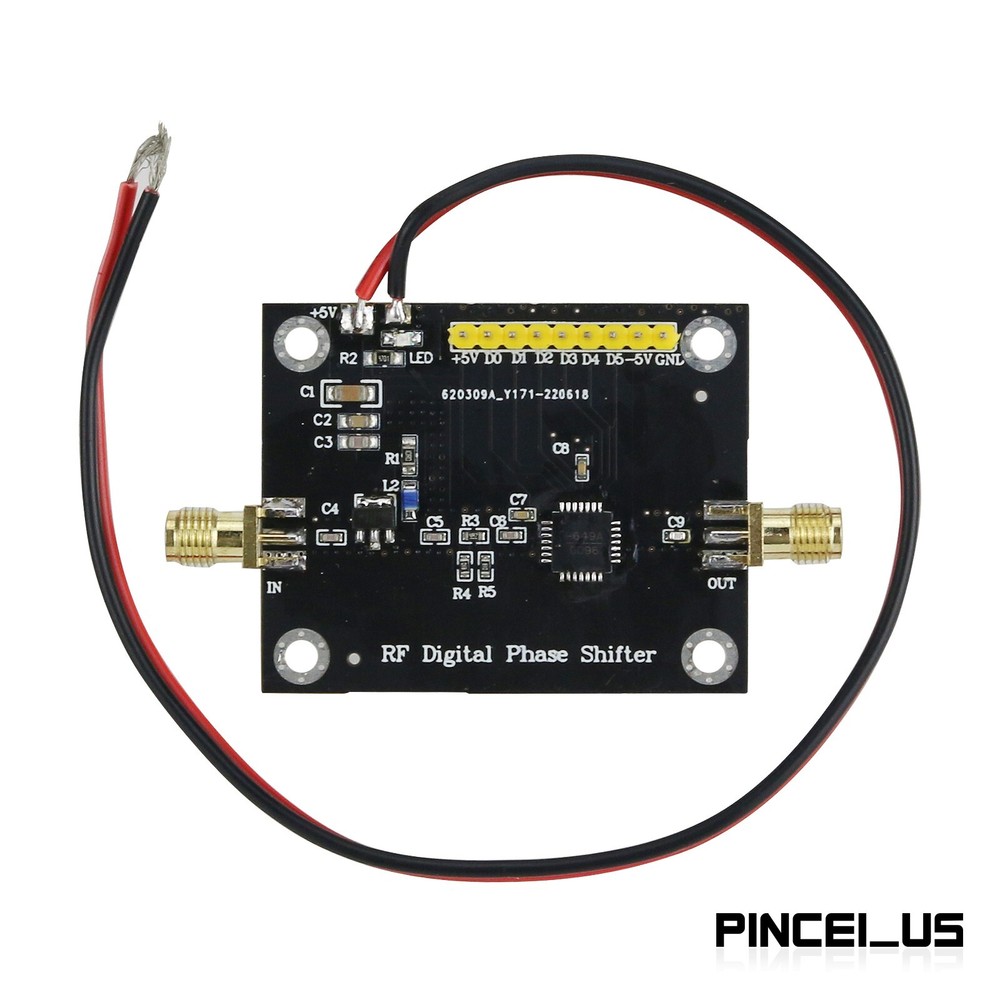 3-6GHz RF Digital Phase Shifter 6Bit Microwave Phase Shift Module SMA Connector