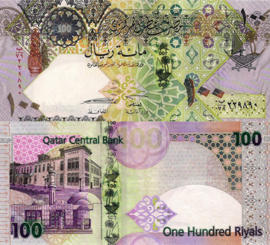 QATAR, 100 Riyals, 2007, P26, UNC