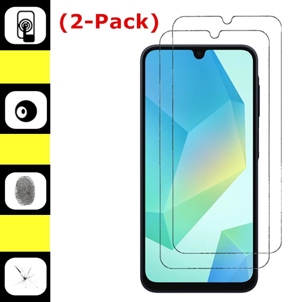 2Pack Premium Real Tempered Glass Screen Protector For Samsung Galaxy A16 5G