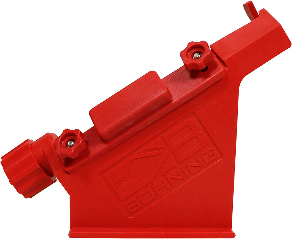 Pro Class Fletching Jig with Straight Clamp Red