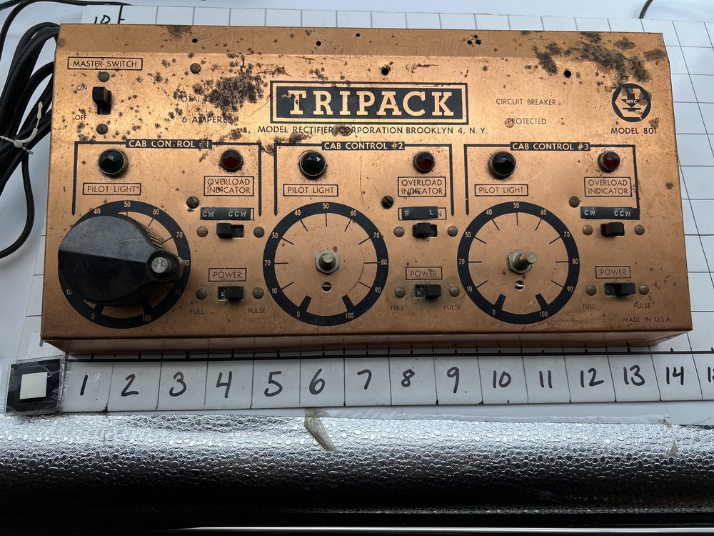 Tripack #801 Model Train Power Supply Transformer Not Working