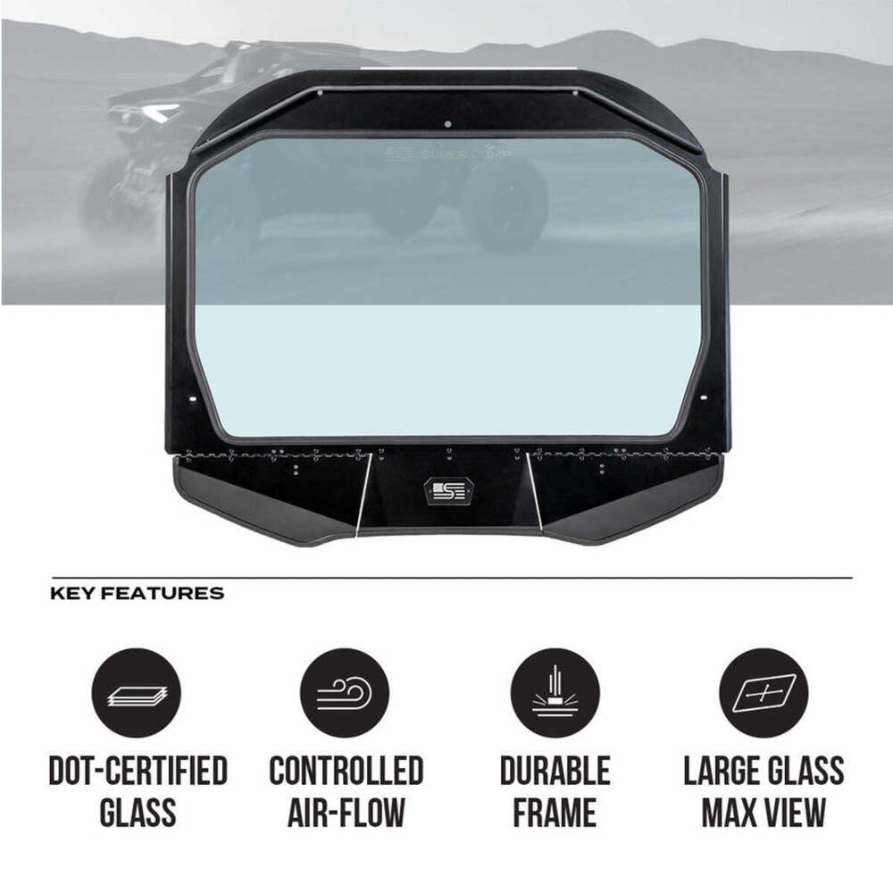 Super Comp Can-Am Maverick R Front Windshield