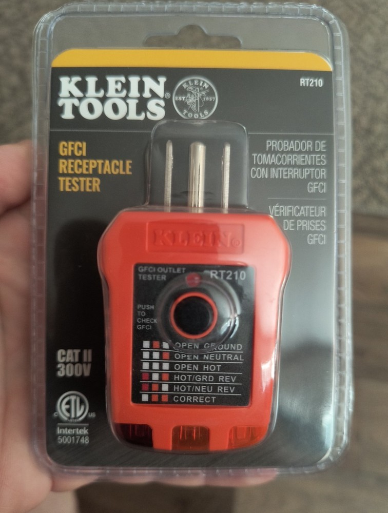 Klein Tools GFCI Receptacle Tester