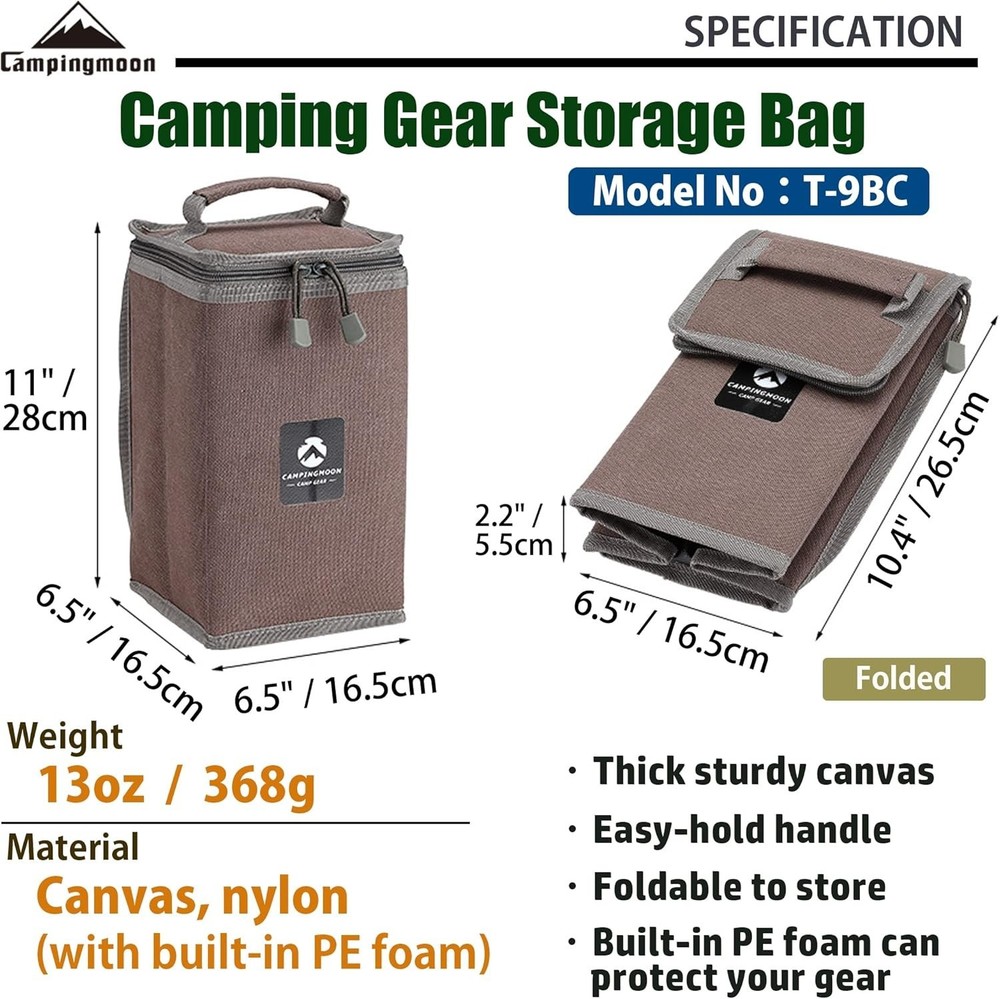 Camping Gear Lantern Storage Case