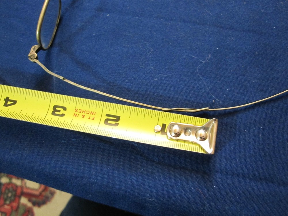 Antique Eye Glasses with Sliding Frames in Case - Nicely cared for