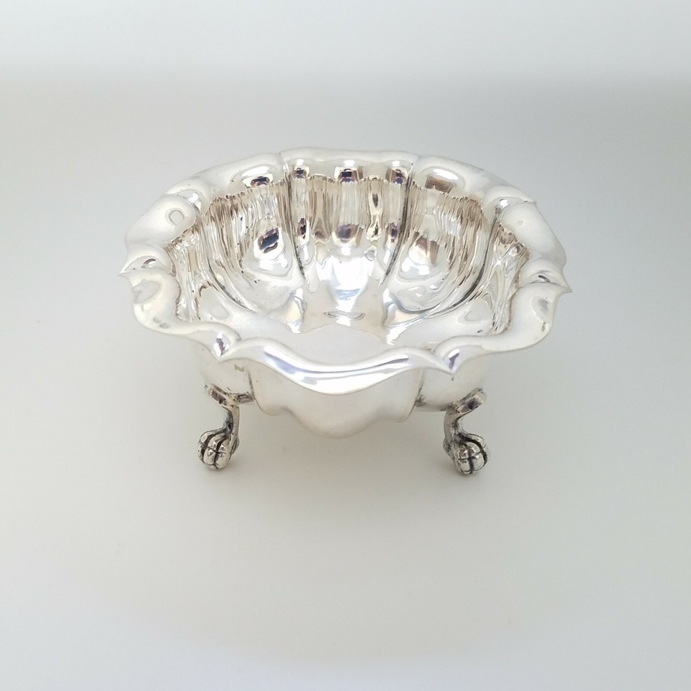 800 Solid Silver Footed Sugar Candy Nuts Dish Bowl / No Mono