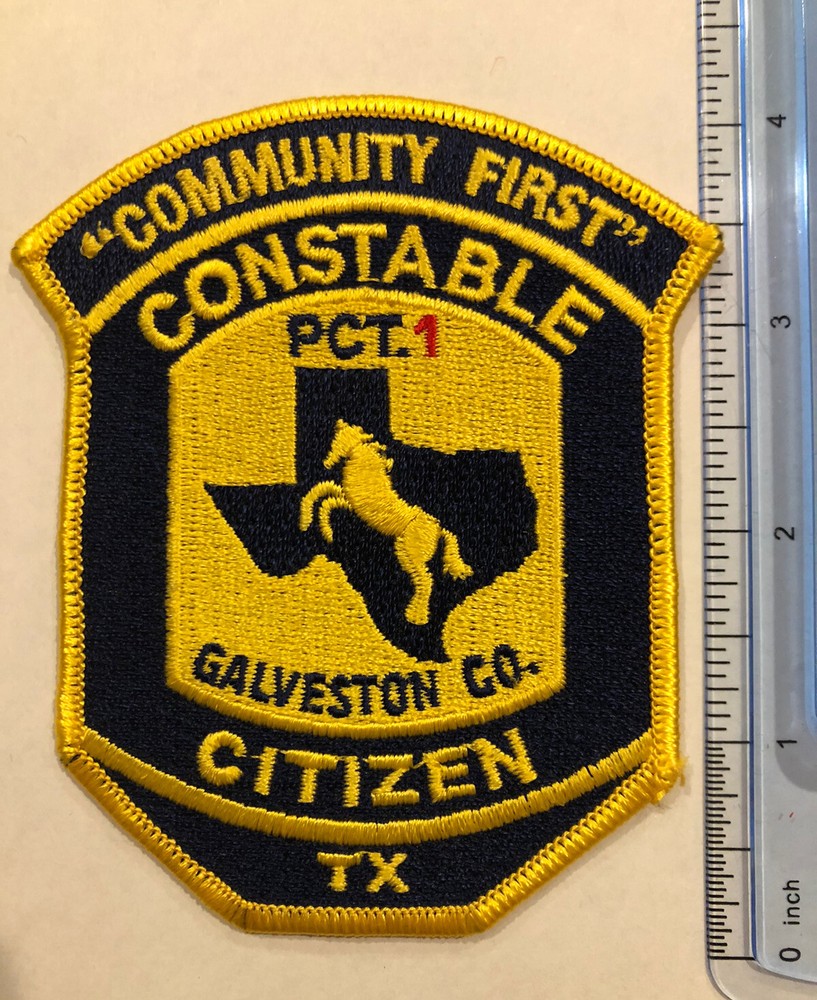 Galveston County Texas Constable Precinct 1 Patch