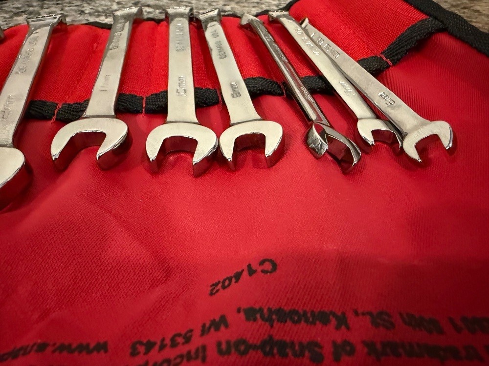 Snap On 14pc Metric 6-19mm Short Combination Wrench Set C142 SPB-MS 363956