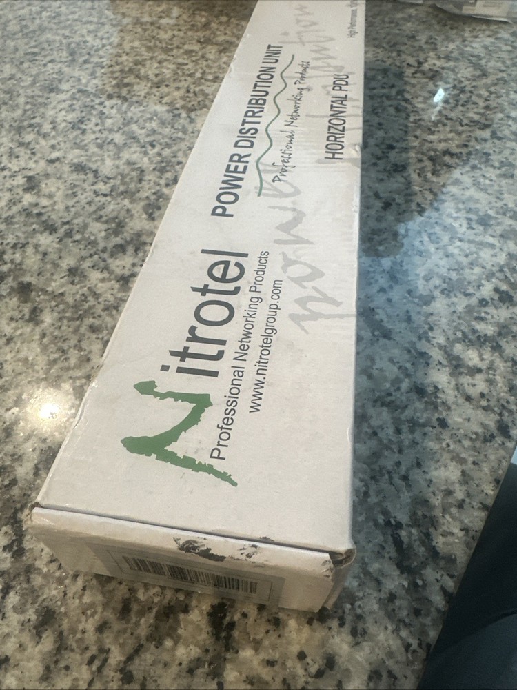 Nitrotel Power Distribution Unit Horizontal PDU 1 Rack Mount Space