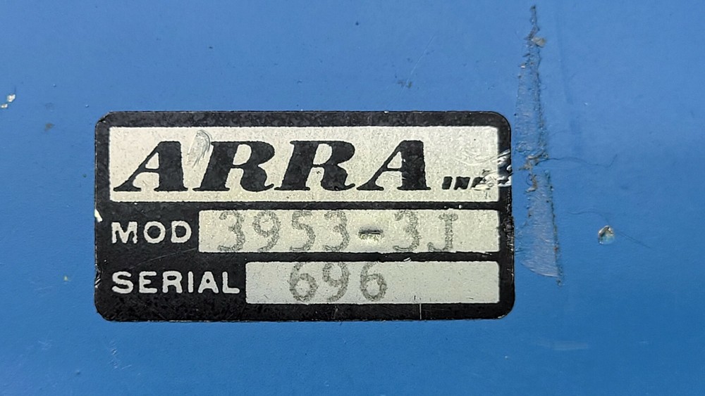 VARIABLE ATTENUATOR COAXIAL Model# 3953-3J. ARRA Inc
