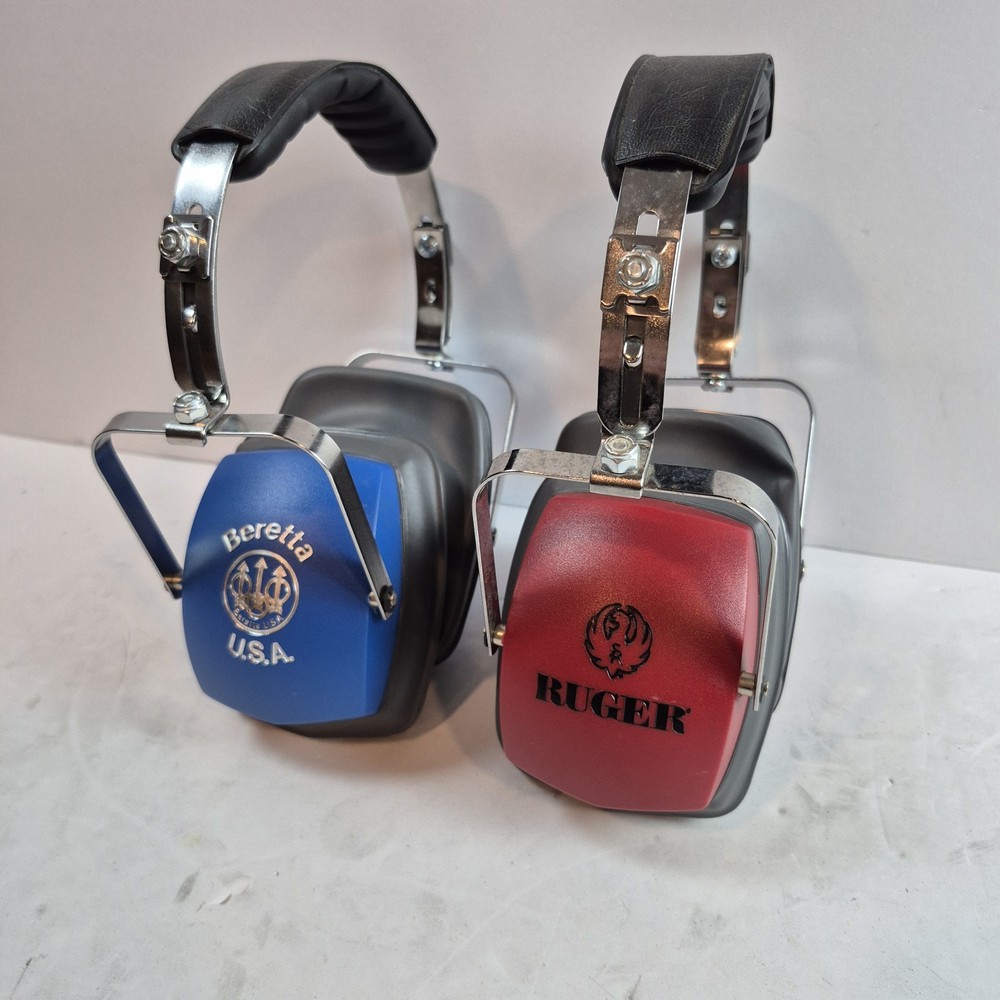 Ruger & Beretta Shooting Range Adjustable Ear Muffs (2 Pair Included)