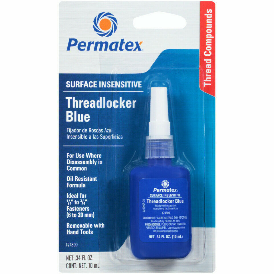 Permatex 24300 Surface Insensitive Threadlocker Blue, 0.34 oz