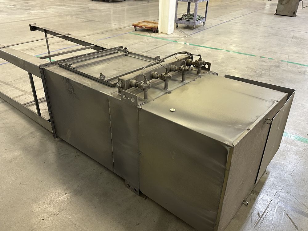 Wheelabrator MT1000 40" Turn Table Shot Blast Machine w/ Elevator, Donaldson ...