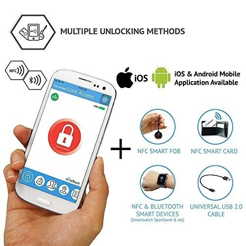 OUTDOOR & COMMERCIAL use Egeetouch Smart Padlock Bluetooth GT2000 NEW