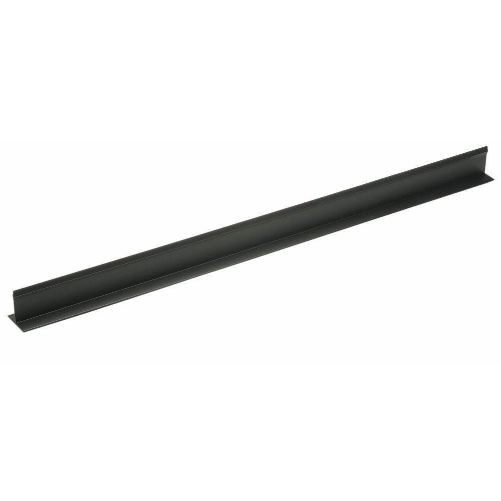 Shelf Divider T Shape Black Plastic - 30" L x 2" H