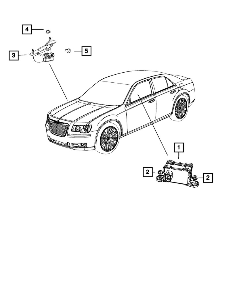 Genuine Mopar Active Damping Sensor 05035723AA