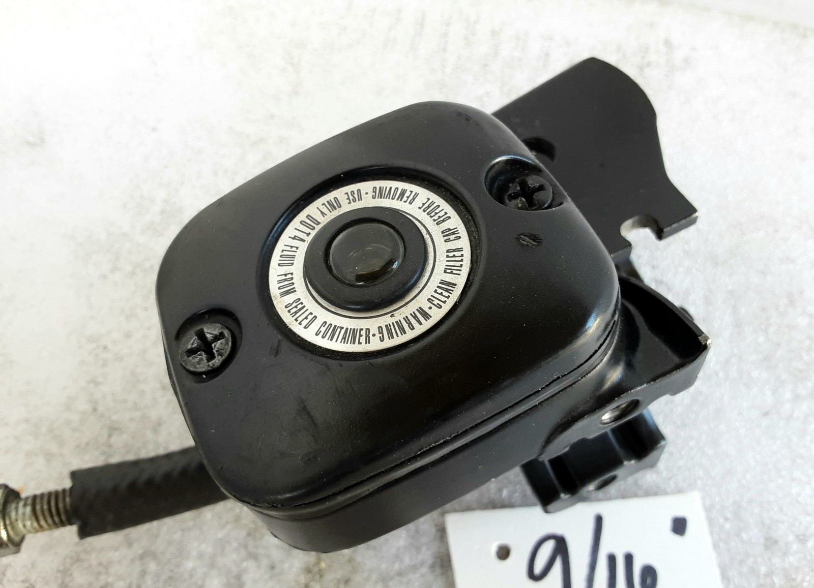 2006 HARLEY-DAVIDSON STREET GLIDE OEM FRONT BRAKE MASTER CYLINDER 9/16