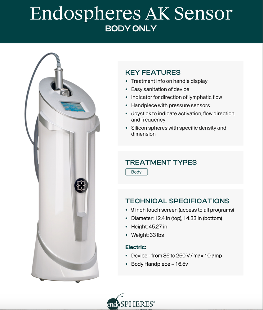 Artemis Fenix Endospheres Lymphatic Drainage Body Machine
