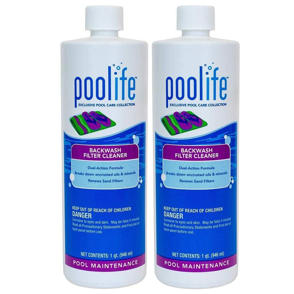 Poolife Backwash Filter Cleaner 1 qt - 2 Pack