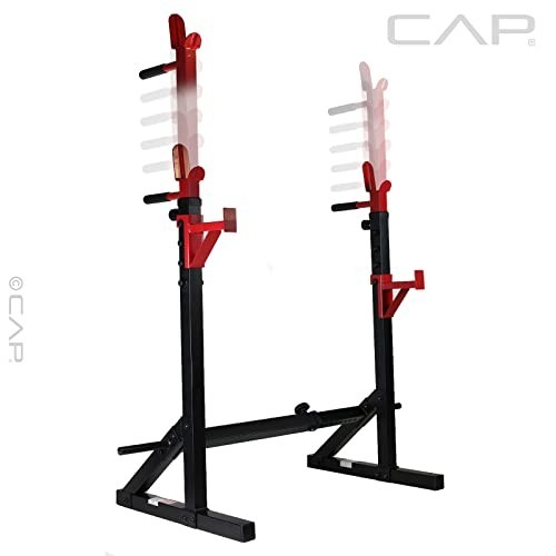 Adjustable Multi-Function Squat Rack for Home Gym - Heavy Duty Strength Training