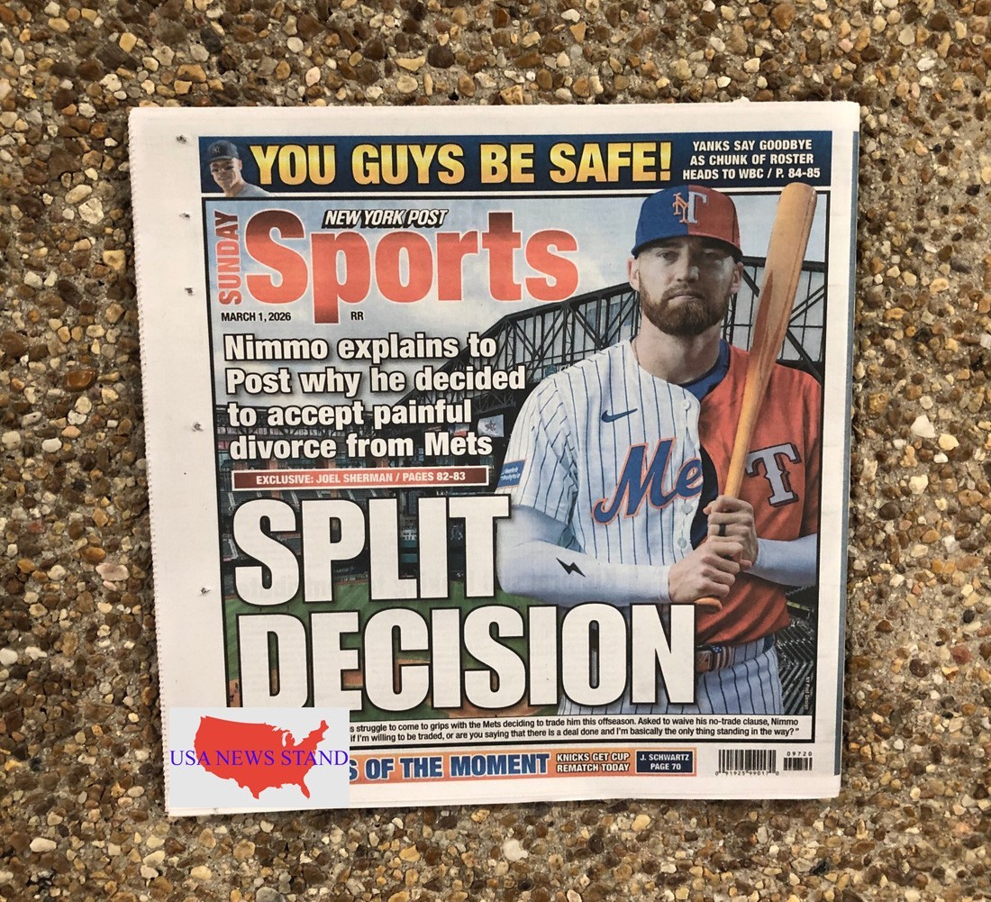 NEW YORK POST -SUNDAY MARCH 1, 2026 (US STRIKES IRAN -KILLS AYATOLLAH KHAMENEI)