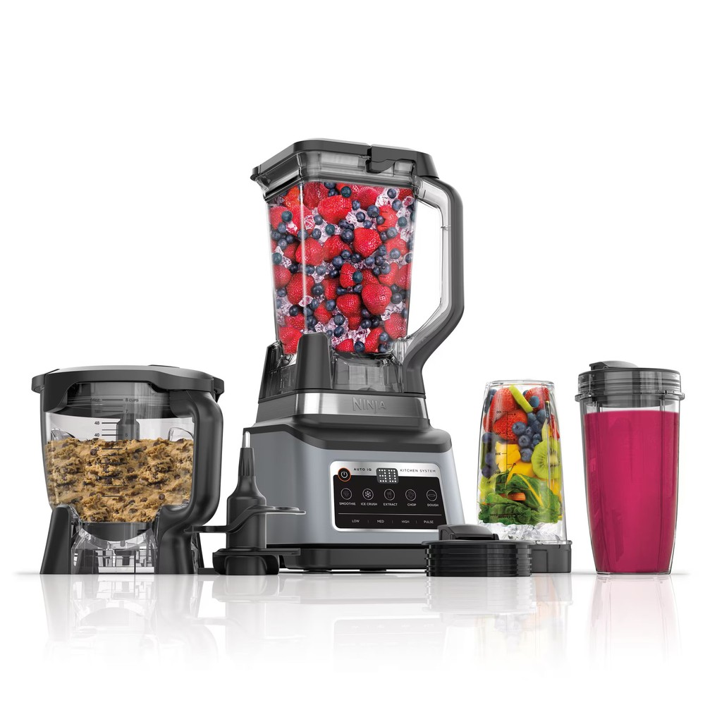 Ninja - Professional Plus Kitchen System with Auto-iQ & (2) 24oz Single-Serve...