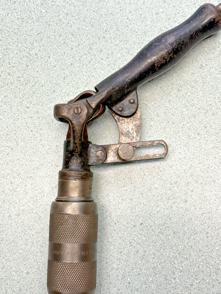 bit brace ANGLE DRILL ATTACHMNET MILLERS FALLS tool early model