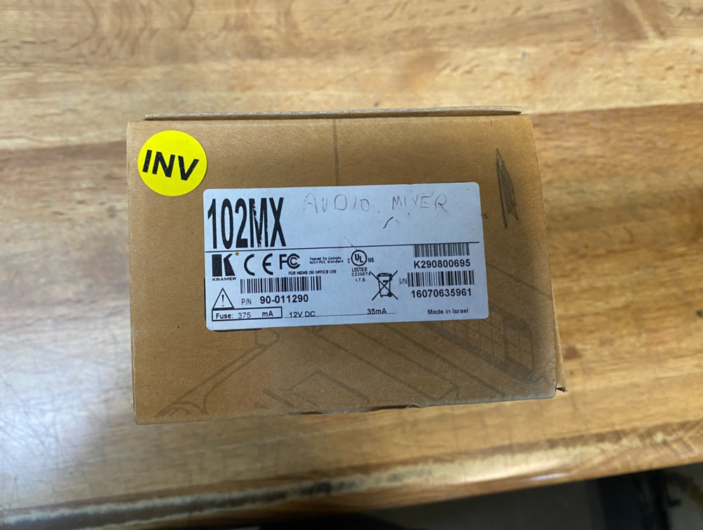 Kramer Electronics 102MX - 2 Channel Stereo Audio Mixer