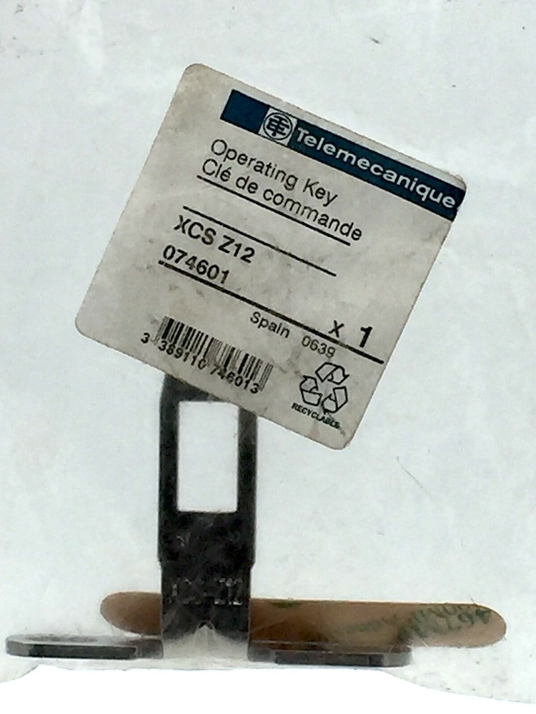 Telemecanique XCS Z12 Operating Key Safety Interlock 074601