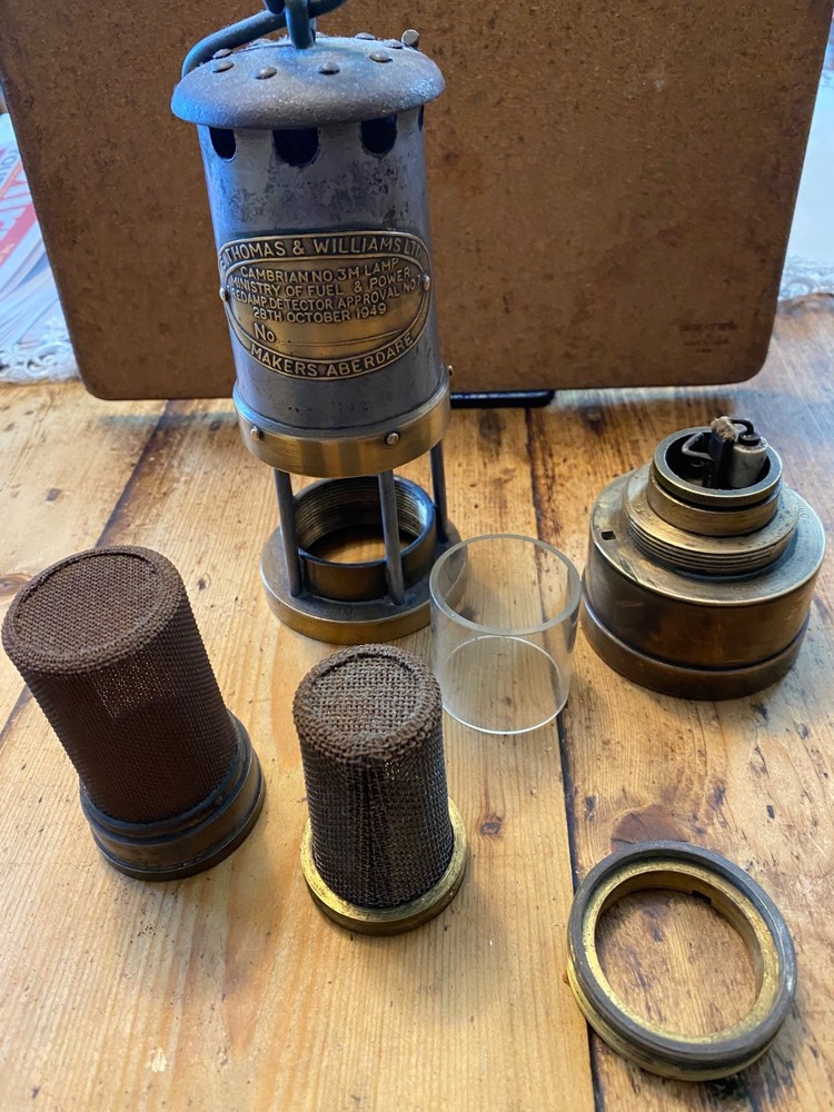 E Thomas and Willims Midget Miners Lamp Type 3M 1951