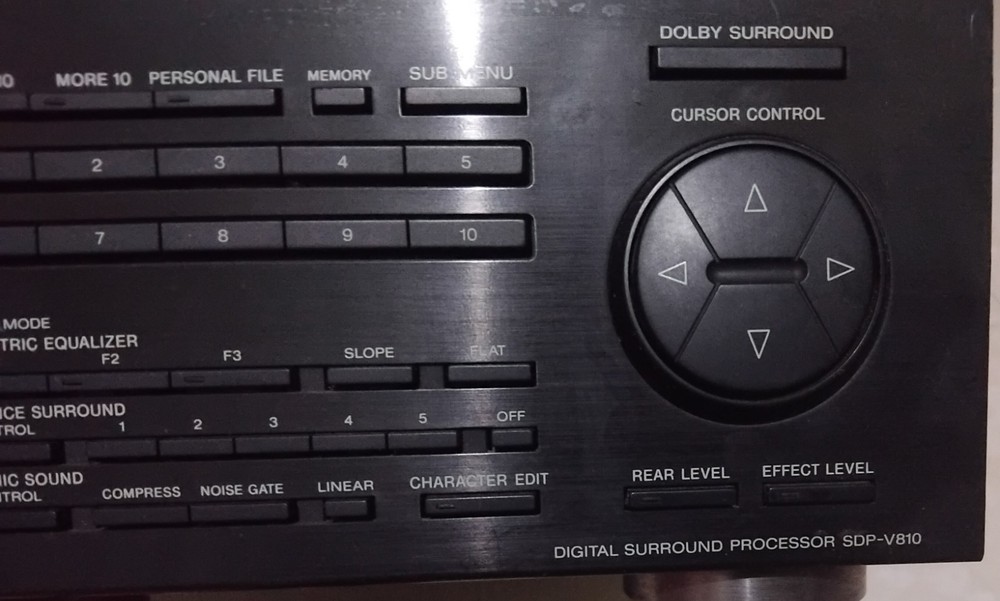 Vintage Sony Liberty SDP-V810 Digital Sound Processor Graphic Equalizer Analyzer