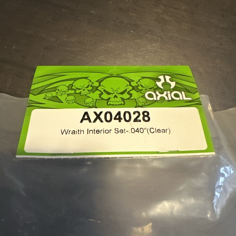 Axial Wraith Interior Clear Interior Panel for Axial Racing Wraith AX04028