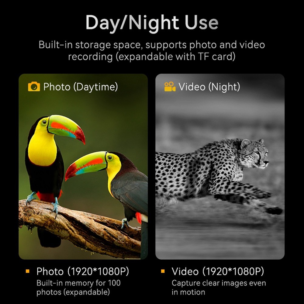 4K Low Light Full Color Night Binoculars Screen High Definition8705