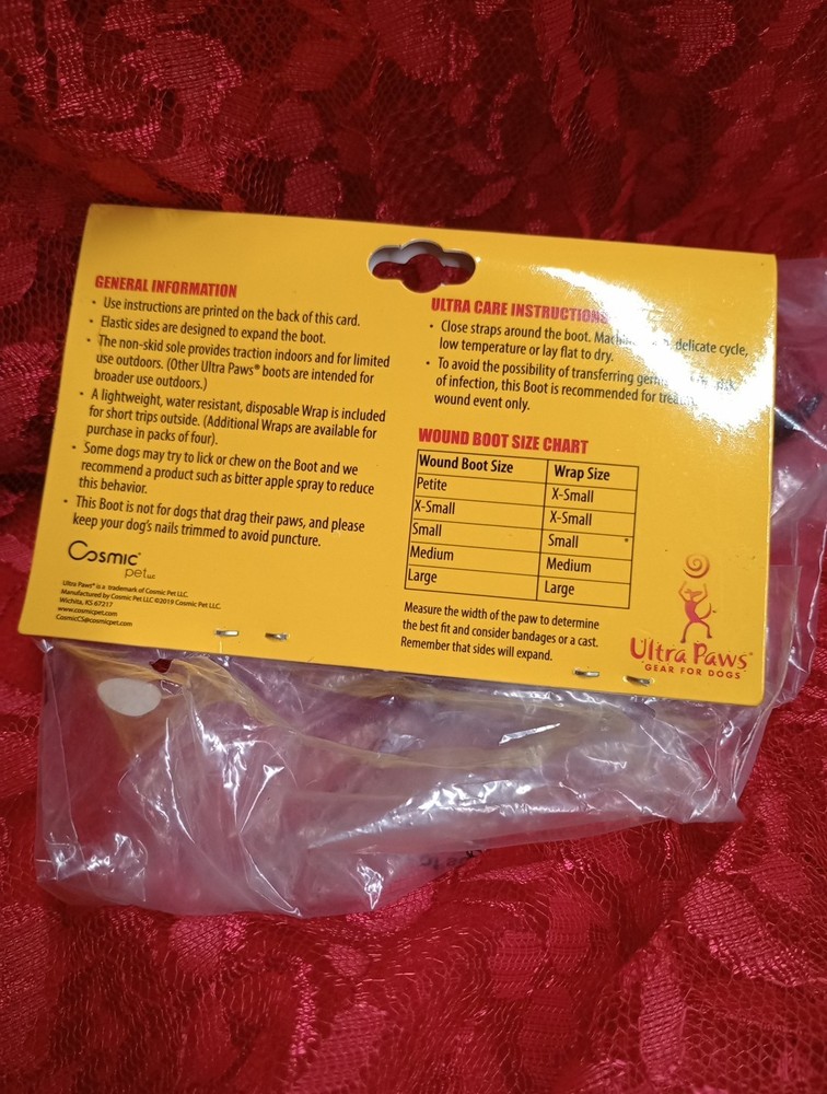 Ultra Paws Wound Boot And Wrap Size XS