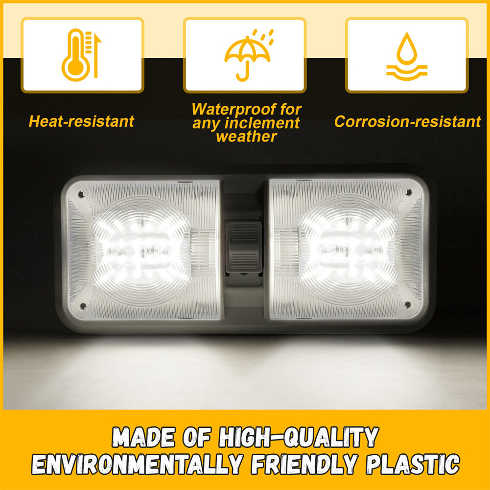 4PCS 12V Led RV Ceiling Dome Light RV Interior Lighting for Trailer Camper Boat