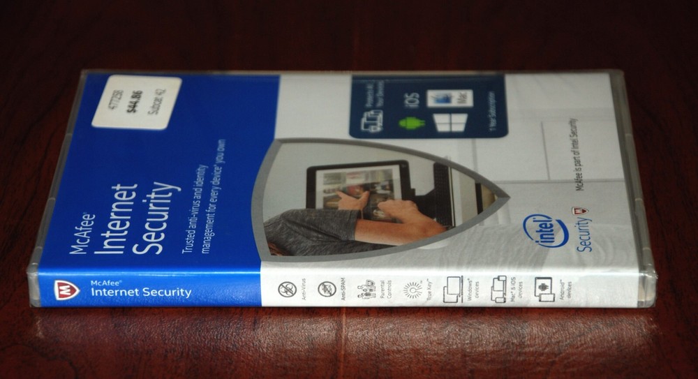 McAfee Internet Security 2016 for Windows, Mac & iOS, Android Devices SEALED