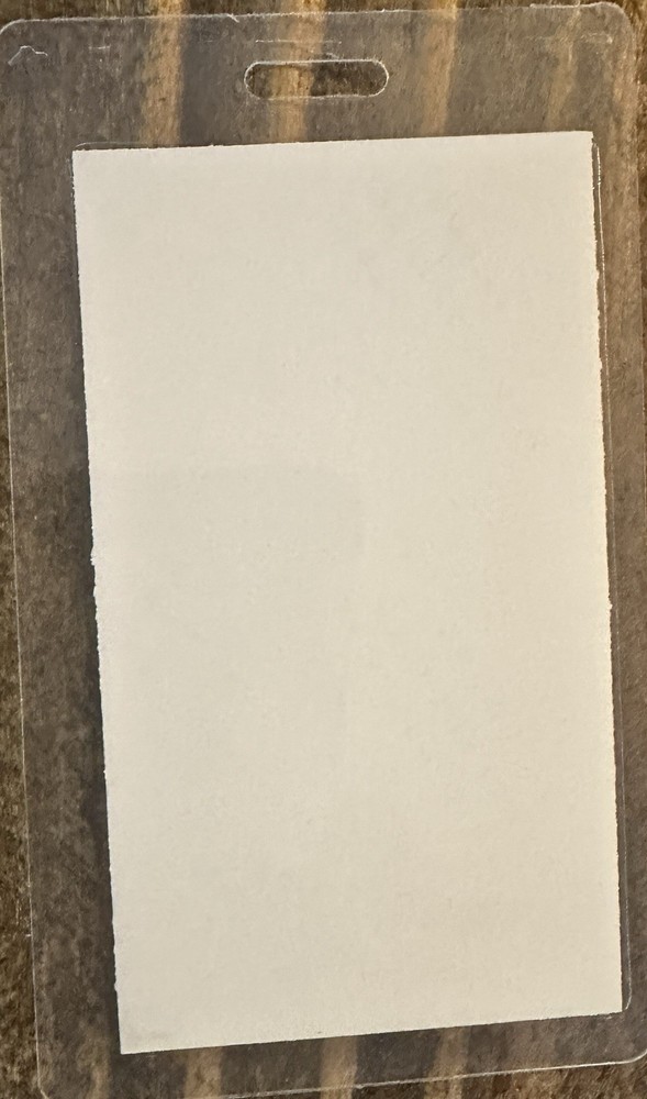 1990 Cinderella Laminate Backstage Pass