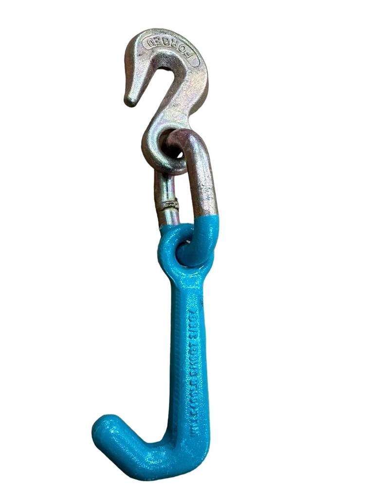 Set# 93 6 pc Auto Body Frame Machine Pulling Puller Chain & Clamps Set w/ Hooks