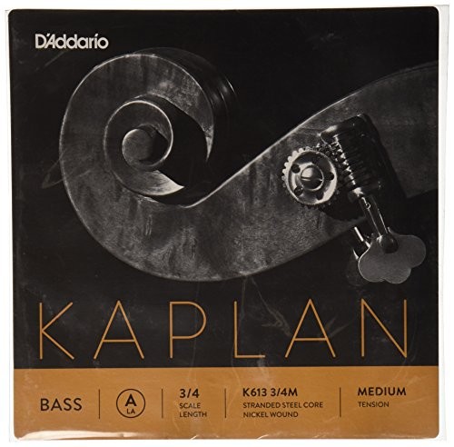 D'Addario Kaplan Bass Single A String, 3/4 Scale, Medium Tension