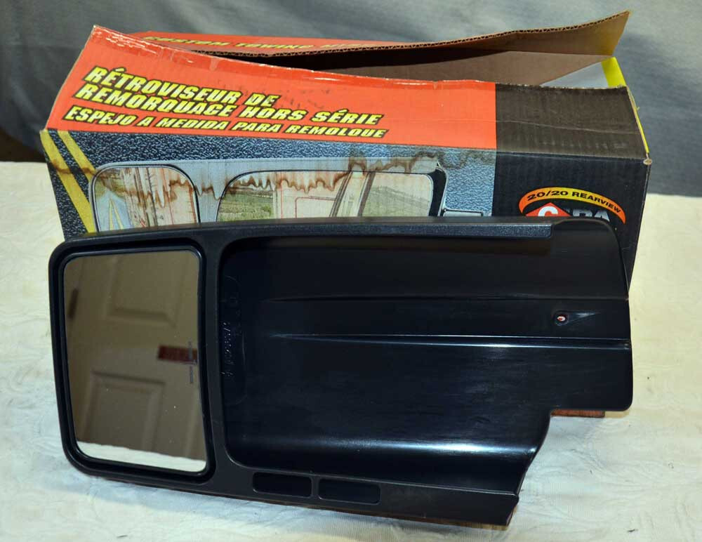 Pair Towing Mirror Extensions - Slides Over Existing Mirror