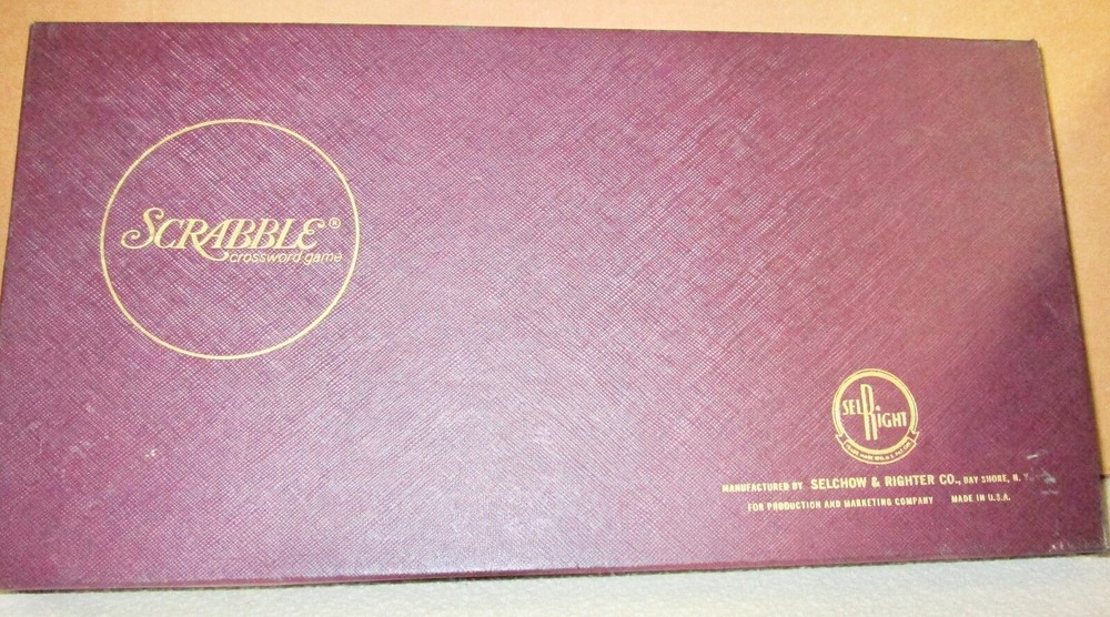 1953  SCRABBLE  GAMES  GOOD  CONDITION  (D)