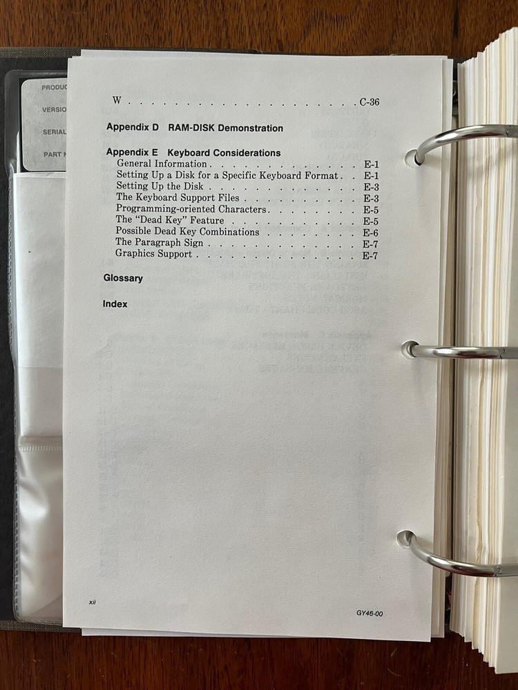 Honeywell PC MS-DOS 2.1 and GW-BASIC Manuals 1985