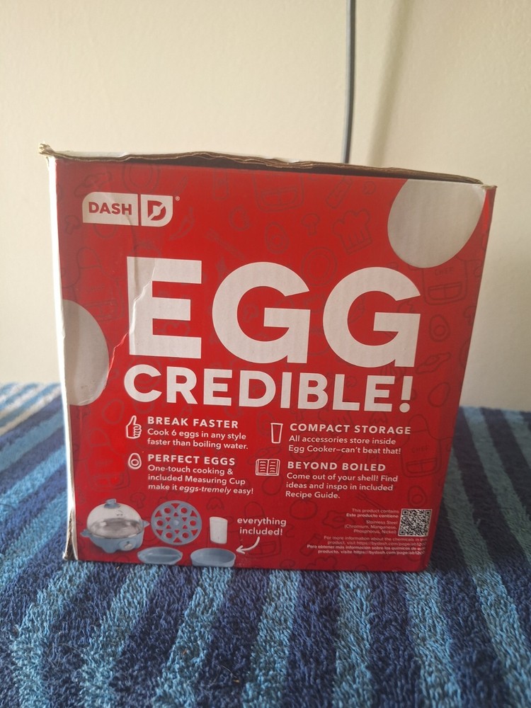 NEW ~ Dash 3-in-1 Everyday 6 Egg capacity Cooker
