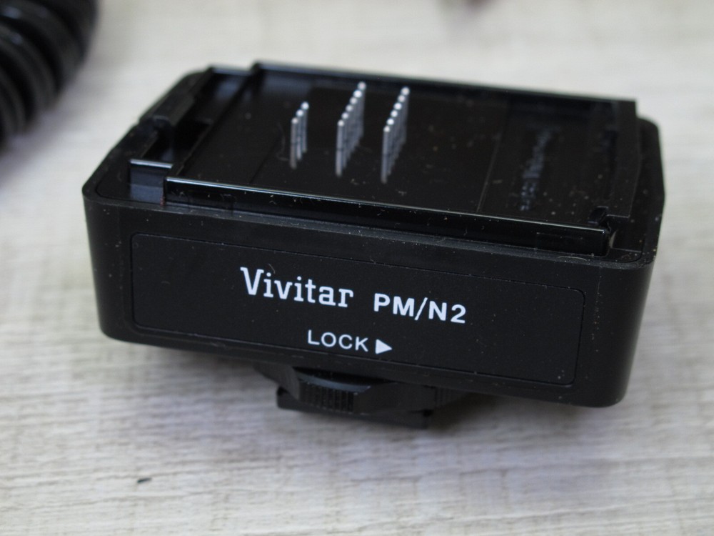 VIVITAR 5600 System Flash + DSC-3 and PMC PM/N2 Sync Cables