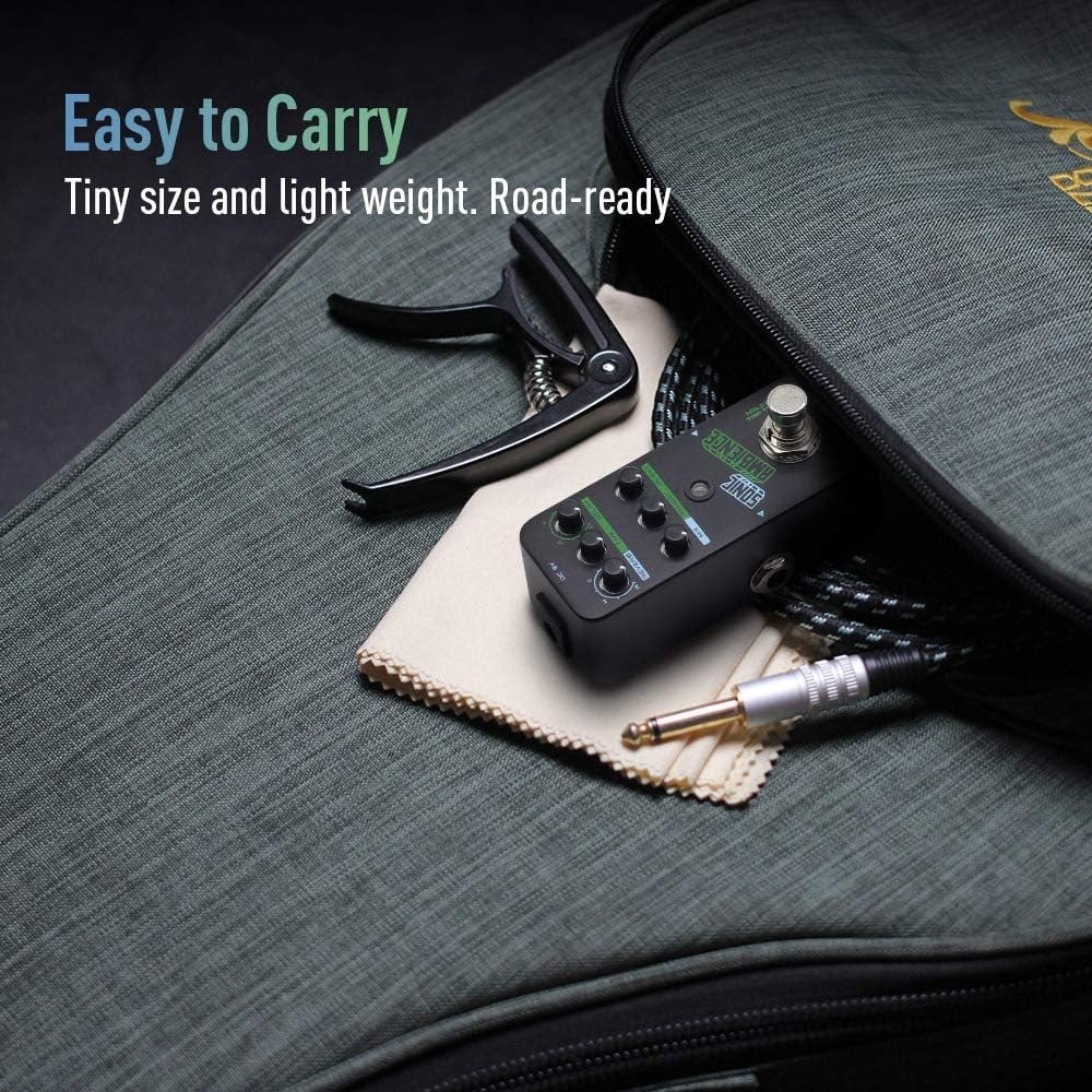 Lightweight Multi-Mode Delay Reverb Effects Pedal - Perfect for Live Performance