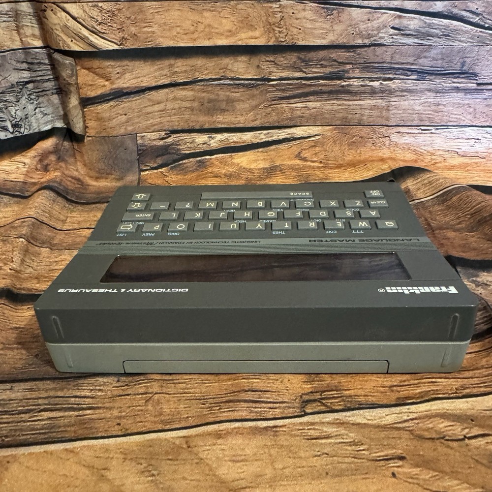 Franklin Language Master LM-2000 B Electronic Dictionary Thesaurus Vintage