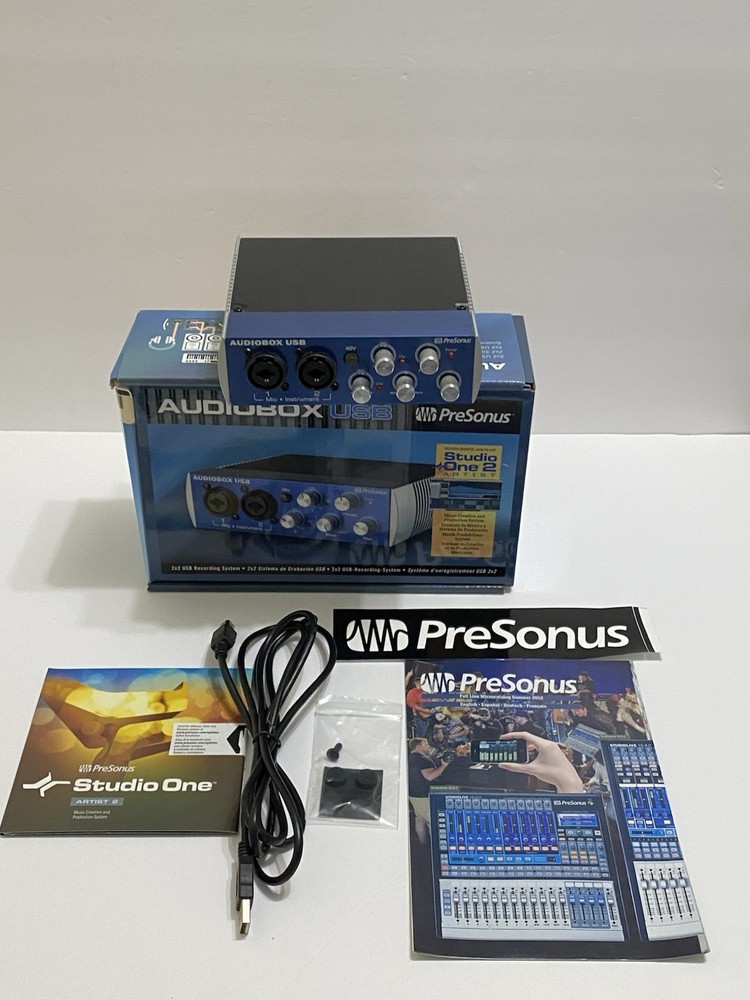 PreSonus AudioBox USB 2x2 Recording System MIDI Interface